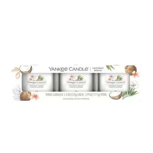 Coconut Beach žvakių rinkinys 3x37g %brand%%product-name%
