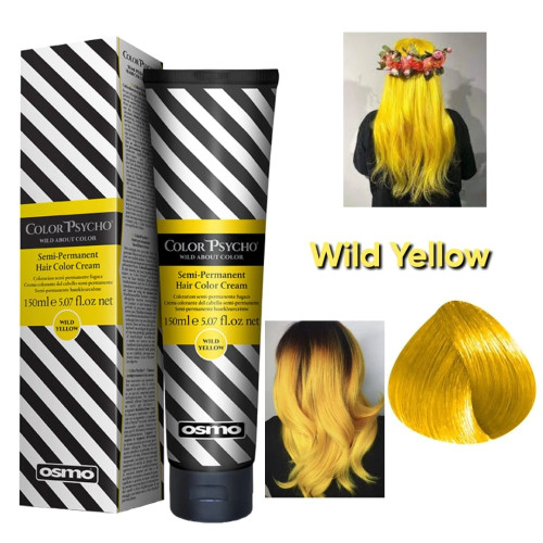 Color Psycho Wild Yellow plaukų dažai 150ml