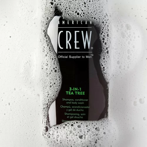 American Crew Tea Tree šampūnas, kondicionierius ir kūno prausiklis 100ml