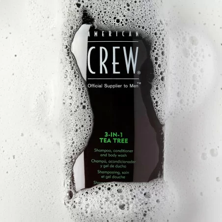 American Crew Tea Tree šampūnas, kondicionierius ir kūno prausiklis 100ml