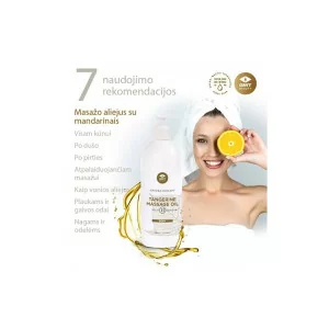 Masažo aliejus su mandarinais, 500 ml