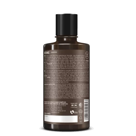 Plaukus stiprinantis ir augimą skatinantis šampūnas su ricinos aliejumi, 300 ml